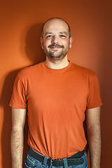 Image showing man with beard orange