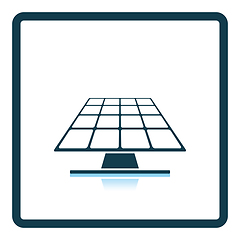 Image showing Solar energy panel icon