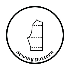 Image showing Sewing pattern icon