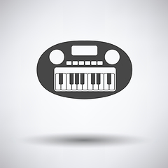 Image showing Synthesizer toy icon