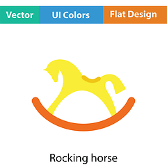 Image showing Rocking horse icon