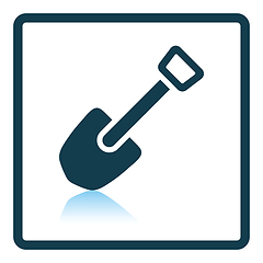 Image showing Camping shovel icon