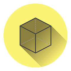 Image showing Cube with projection icon