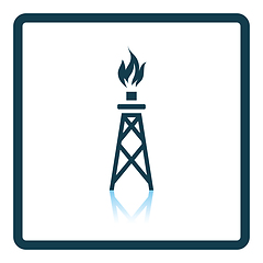 Image showing Gas tower icon