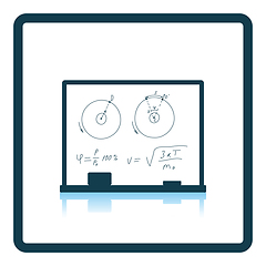 Image showing Icon of Classroom blackboard