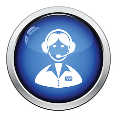 Image showing Taxi dispatcher icon