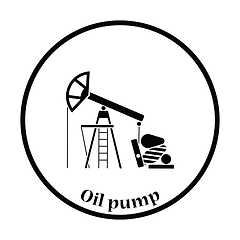 Image showing Oil pump icon