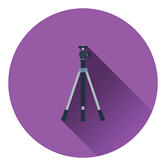 Image showing Icon of photo tripod