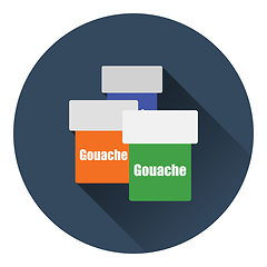 Image showing Gouache can icon