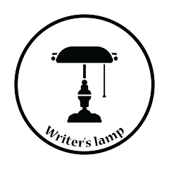 Image showing Writer\'s lamp icon