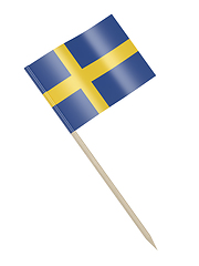 Image showing Swedish flag toothpick