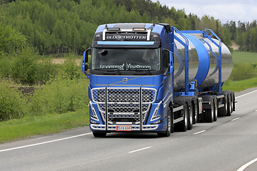 Image showing New Volvo FH Tanker on Road