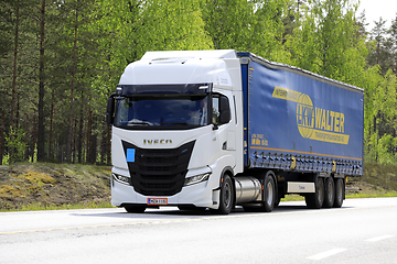 Image showing New Iveco S-Way Natural Power on Road