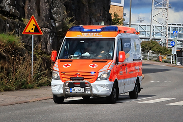 Image showing Ambulance on Emergency Call