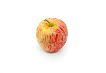 Image showing Tasty juicy apple on a white background