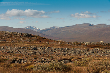 Image showing Autumn landscape in northern Sweden