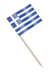 Image showing Greek flag toothpick