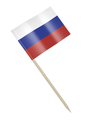 Image showing Russian flag toothpick