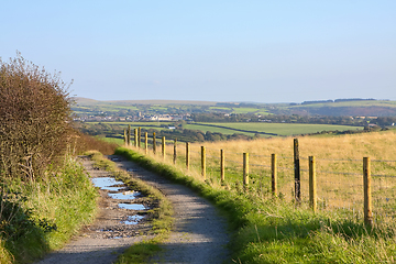 Image showing cornwall landscape scenery