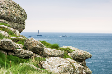 Image showing cornwall rough coast