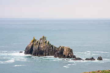 Image showing cornwall rough coast