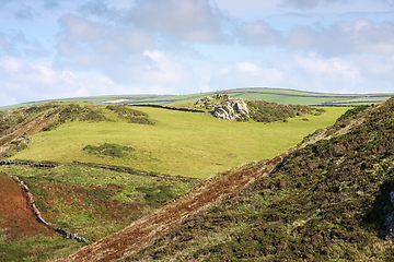 Image showing cornwall landscape scenery