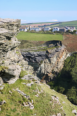 Image showing cornwall landscape scenery