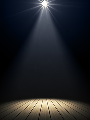 Image showing moody stage light background