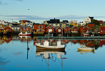 Image showing Calm fishing village