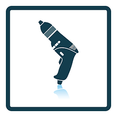 Image showing Icon of electric drill