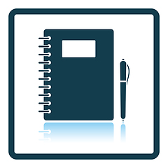 Image showing Icon of Exercise book