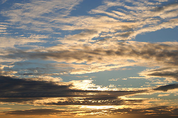 Image showing Cloud patterns