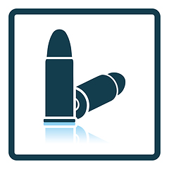 Image showing Pistol bullets icon