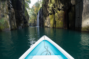 Image showing Front of the yacht on the Takachiho