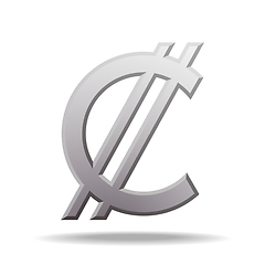 Image showing Costa Rican and Salvadoran colon currency symbol