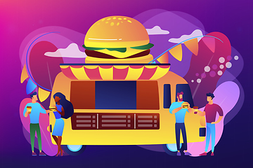 Image showing Food festival concept vector illustration.