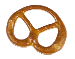 Image showing small lye pretzel