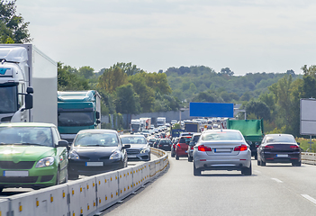 Image showing highway scenery in Southern Germany