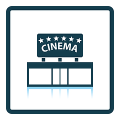 Image showing Cinema entrance icon