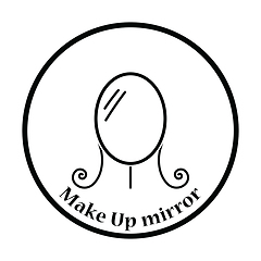 Image showing Make Up mirror icon