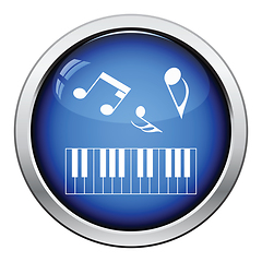 Image showing Icon of Piano keyboard