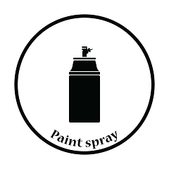 Image showing Paint spray icon