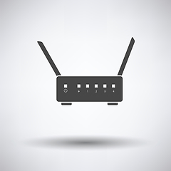 Image showing Wi-Fi router icon