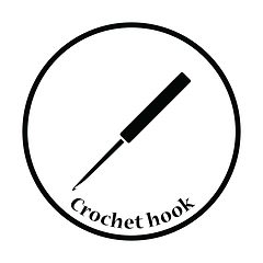 Image showing Crochet hook icon