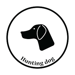 Image showing Hunting dog had  icon