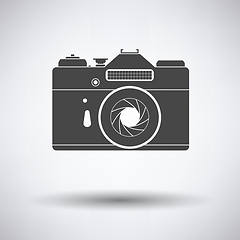 Image showing Icon of retro film photo camera