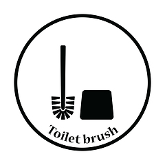 Image showing Toilet brush icon