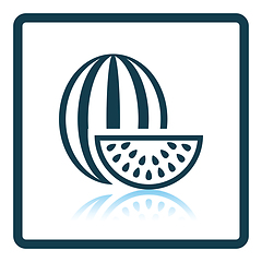 Image showing Icon of Watermelon