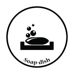 Image showing Soap-dish icon