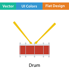 Image showing Drum toy icon